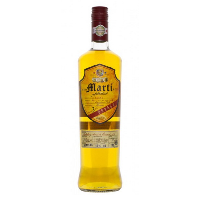 Marti Autentico Ron – 3 years dorado – 750ml
