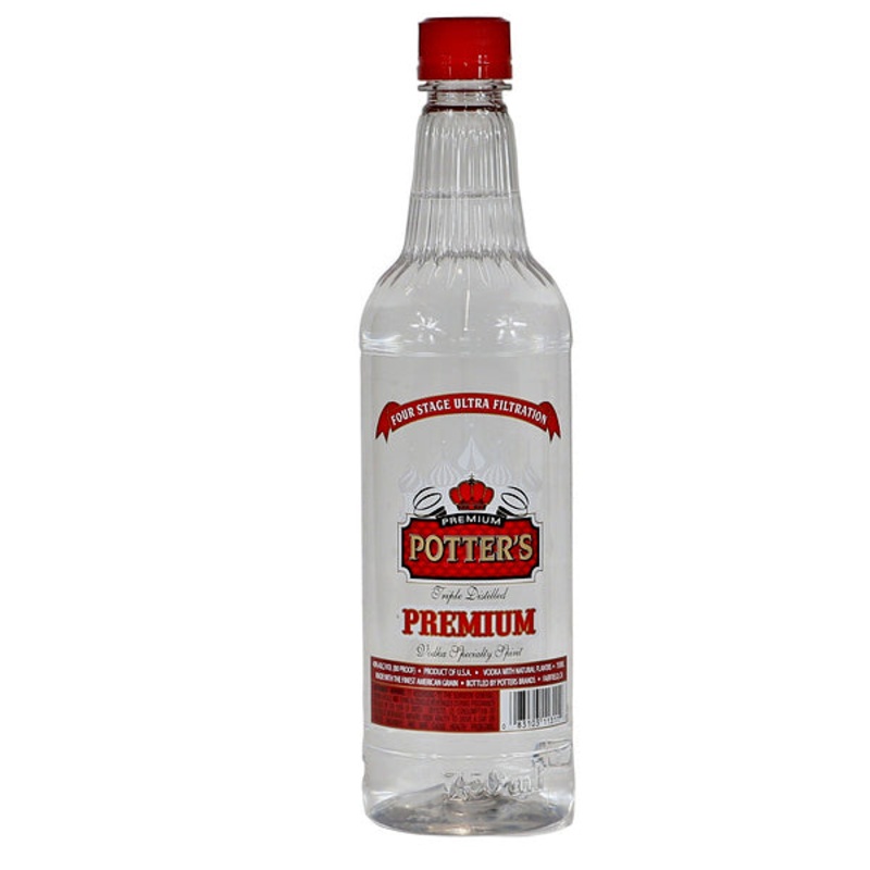 Potter’s Vodka – 750ml|750ml