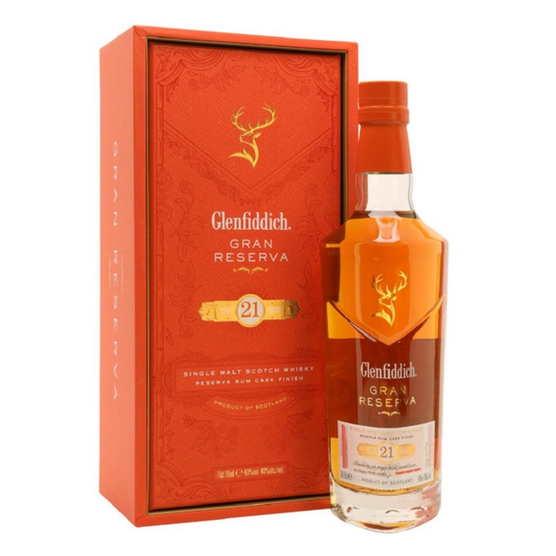 Glenfiddich 21 Year Old Gran Reserva Rum Cask Finish – 750ml