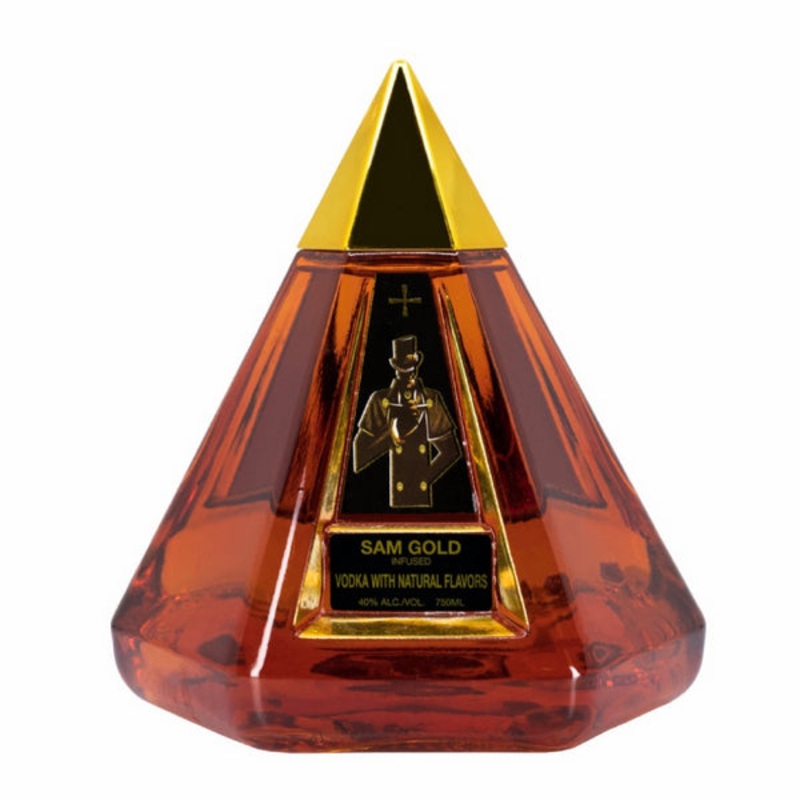Sam Gold Pyramid Vodka Amberstone – 750ml