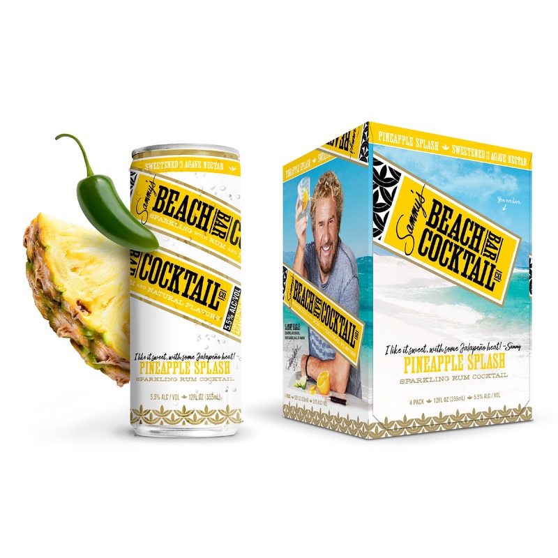 SAMMYS BEACH BAR COCKTAIL CO. PINEAPPLE SPMASH 4 PACK