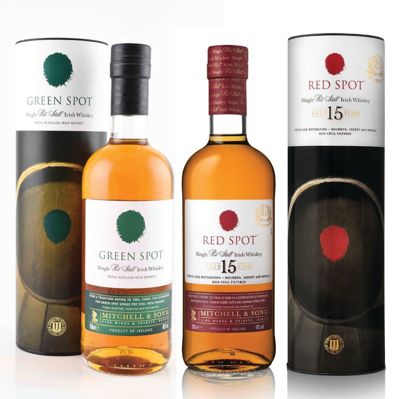 1 Red Spot 1 Green Spot Irish Whiskey Bundle – 750ml