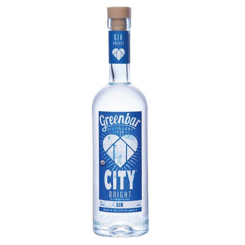 City Bright Gin from Greenbar Distillery – 750ml