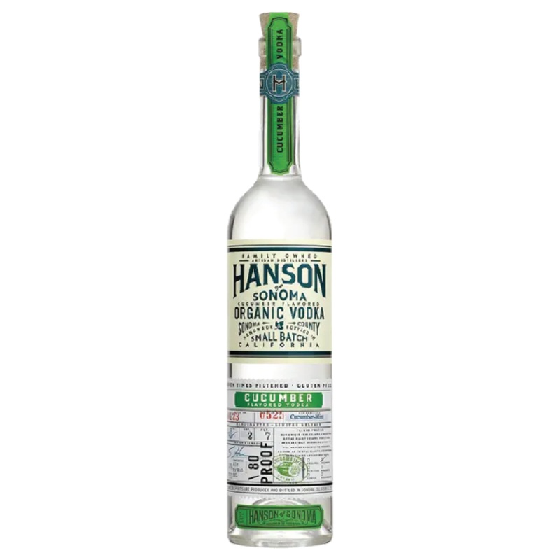 Hanson of Sonoma Organic Cucumber Vodka – 750ml