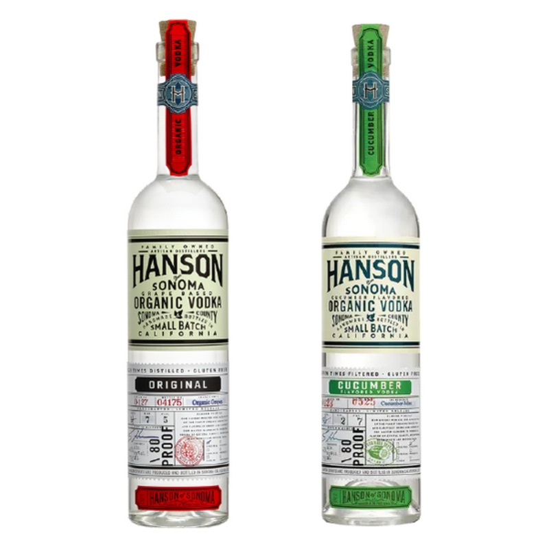 Hanson of Sonoma Organic  Vodka Package – 750ml