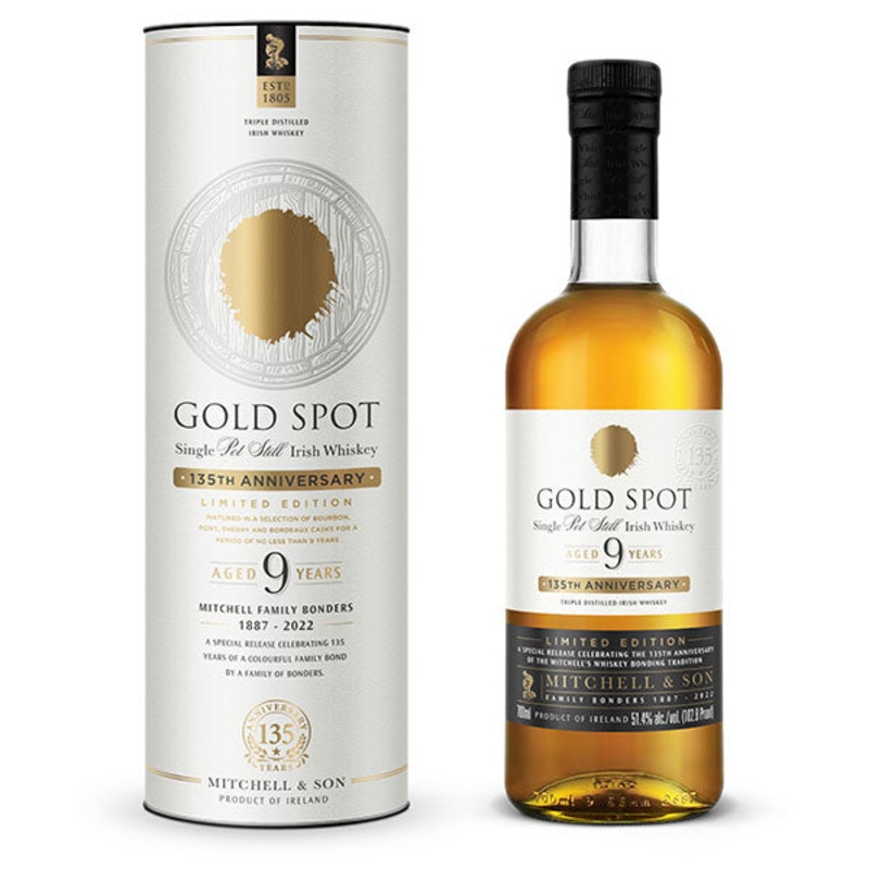 Gold Spot 9 Year Old Irish Whiskey – 750ml