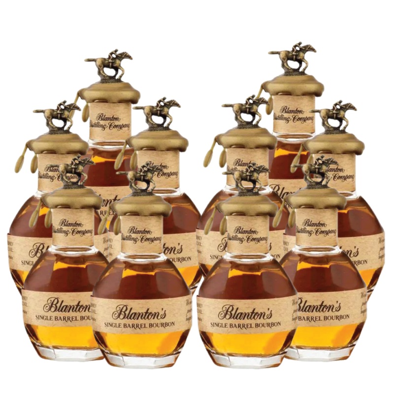 10 Blanton’s Miniature Bourbon 50ml Shot Bundle