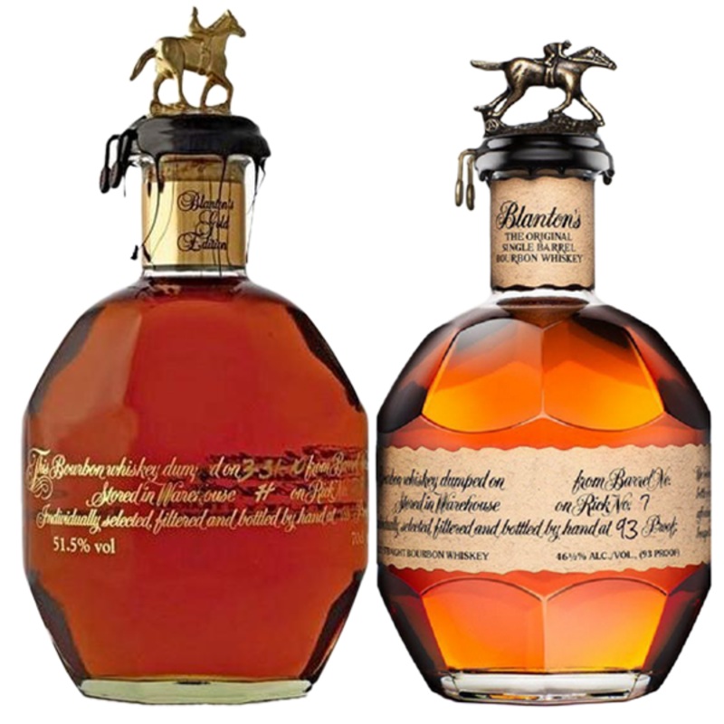 Blantons Gold Edition and Blanton’s Single Barrel Bourbon Bundle