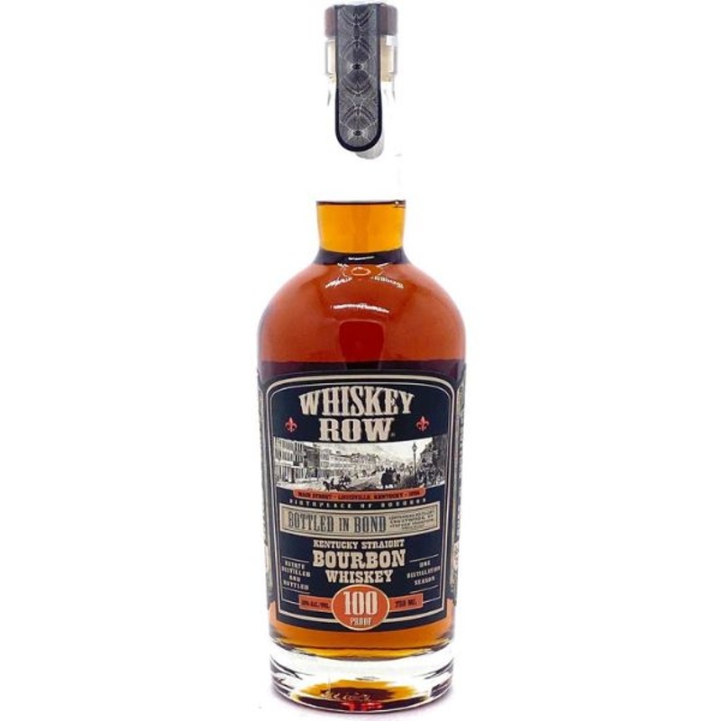 WHISKEY ROW BOTTLED IN BOND KENTUCKY STRAIGHT BOURBON WHISKEY 100 PROOF