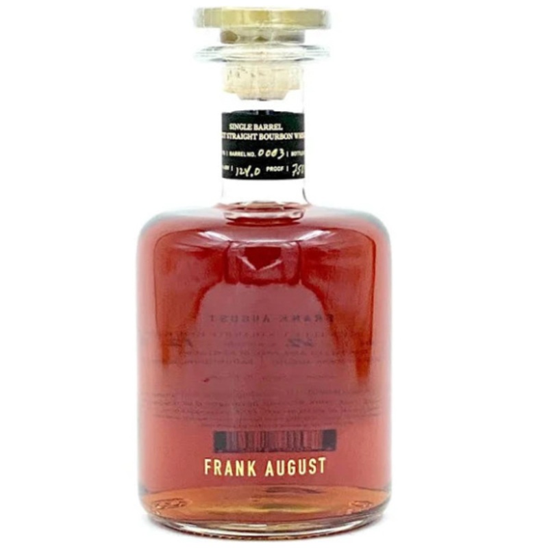 Frank August Single Barrel Bourbon – 750 ML