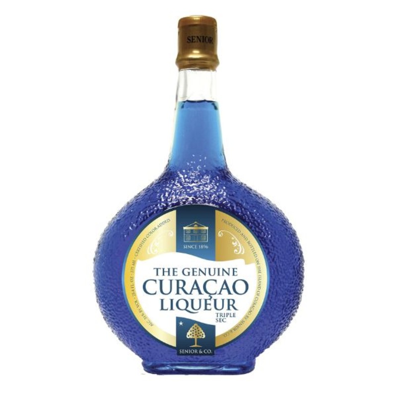 The Genuine Curaao Liqueur Triple Sec Blu Senior & Co.