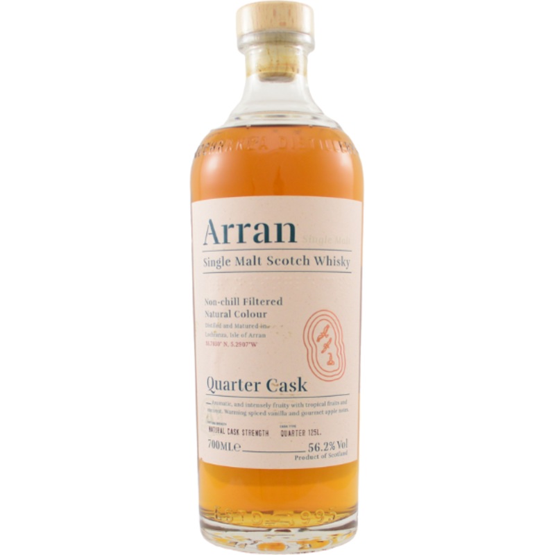 Arran Islands Single Malt Scotch Whisky Quarter Cask