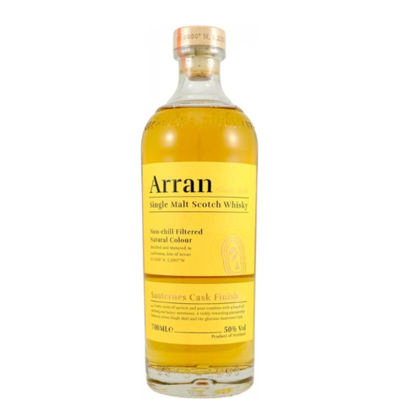 Arran Islands Single Malt Scotch Whisky Sauternes Cask
