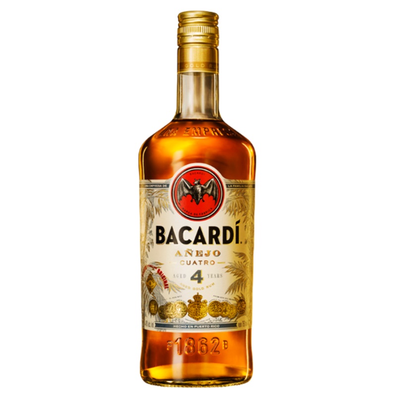 Bacardi Aejo Cuatro Rum|750ML