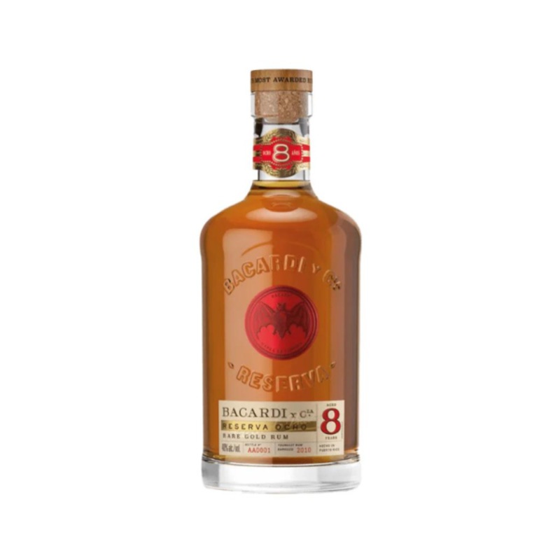 Bacardi Rare Rum Gold Reserva Ocho 8yr