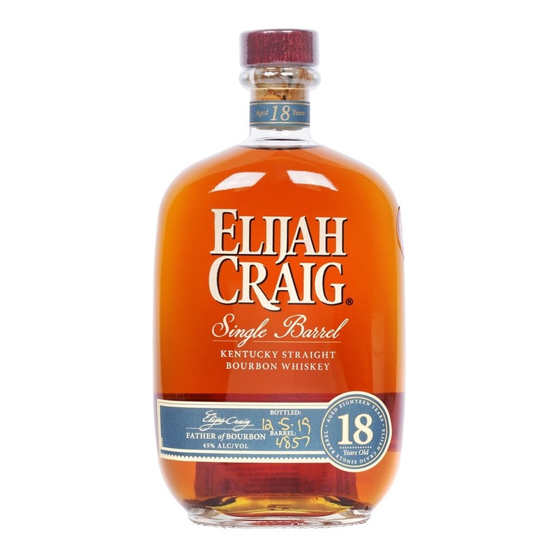 Elijah Craig 18 Year Old – Single Barrel