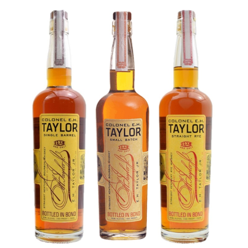 Colonel E.H Taylor Small Batch, Single Barrel and Straight Rye Bundle  – 750ml