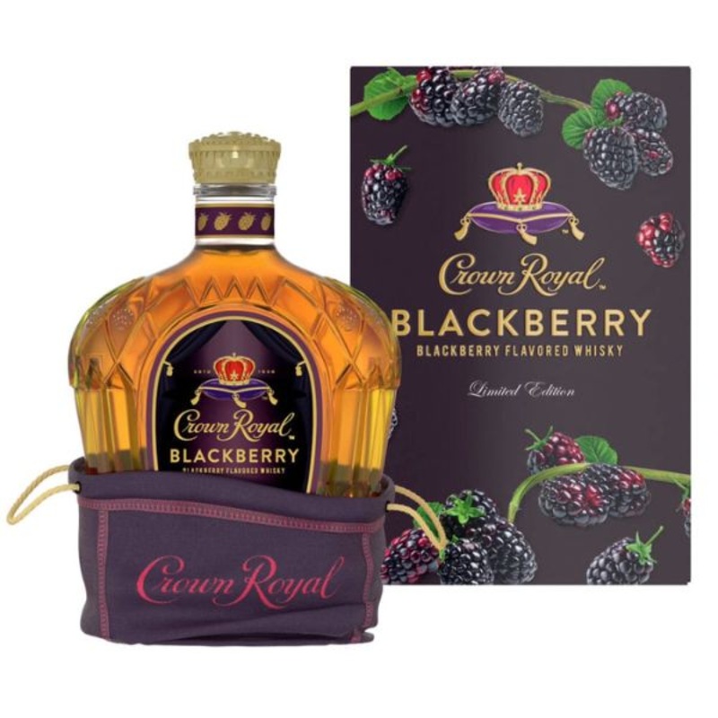 Crown Royal Blackberry Flavored Whisky – 750ml