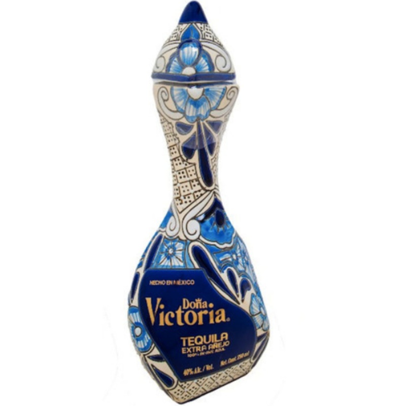 Doa Victoria Tequila Extra Anejo Blue Bottle 750ml
