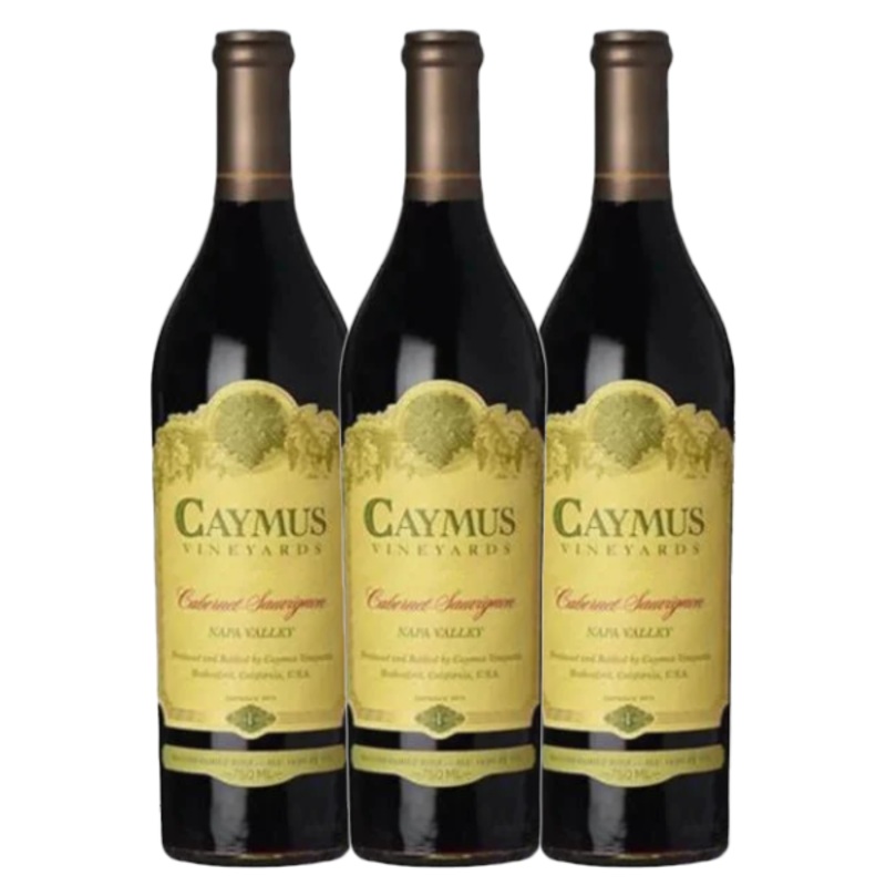 3 Bottles – Caymus Napa Valley Cabernet Sauvignon Bundle