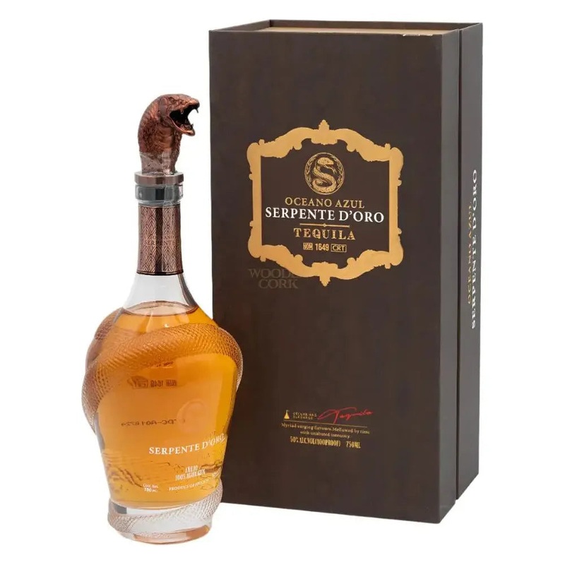 Oceano Azul Serpente D’oro Anejo Tequila 50% Alc 750ml
