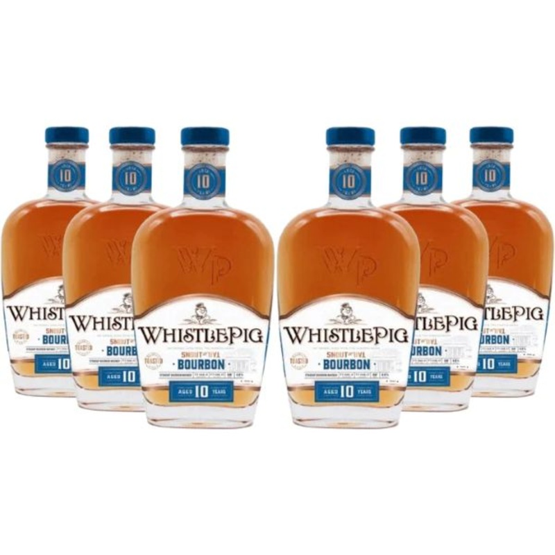 Whistle Pig 10 yr Toasted Bourbon ‘Snout to Tail’ 6-Pack