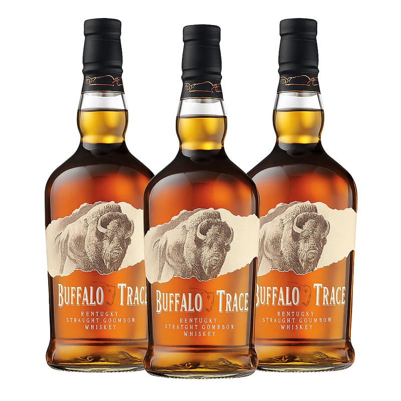 Buffalo Trace 375ml Kentucky Straight Bourbon Whiskey – 3 Bottle Bundle
