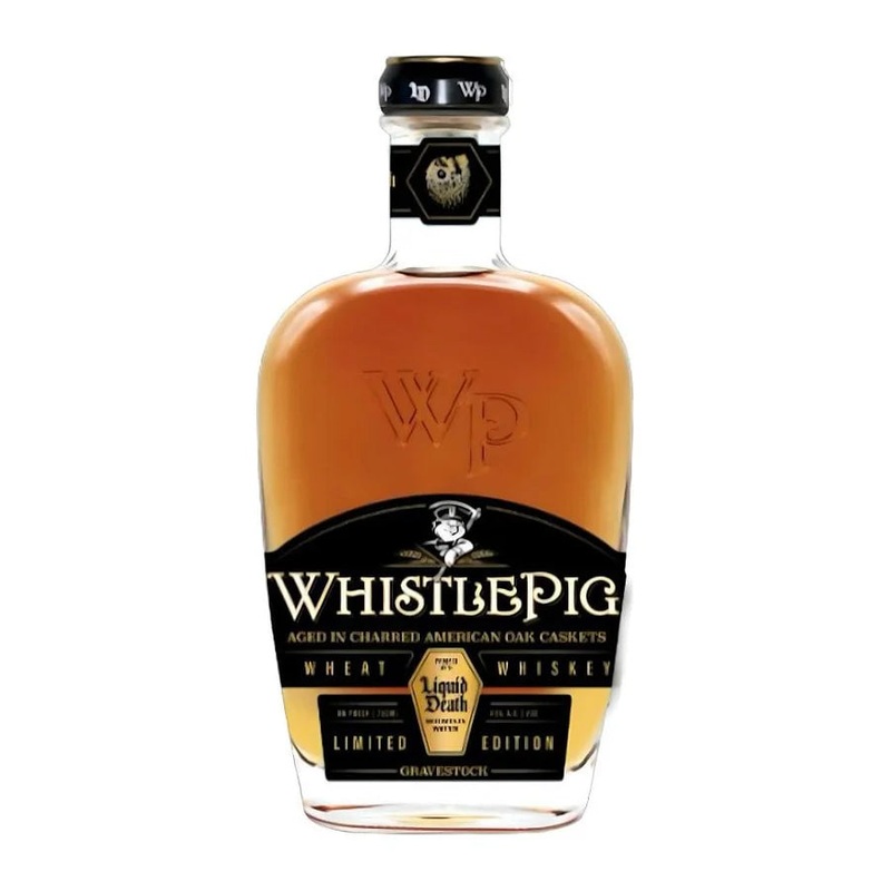 WhistlePig Liquid Death Gravestock Wheat Whiskey