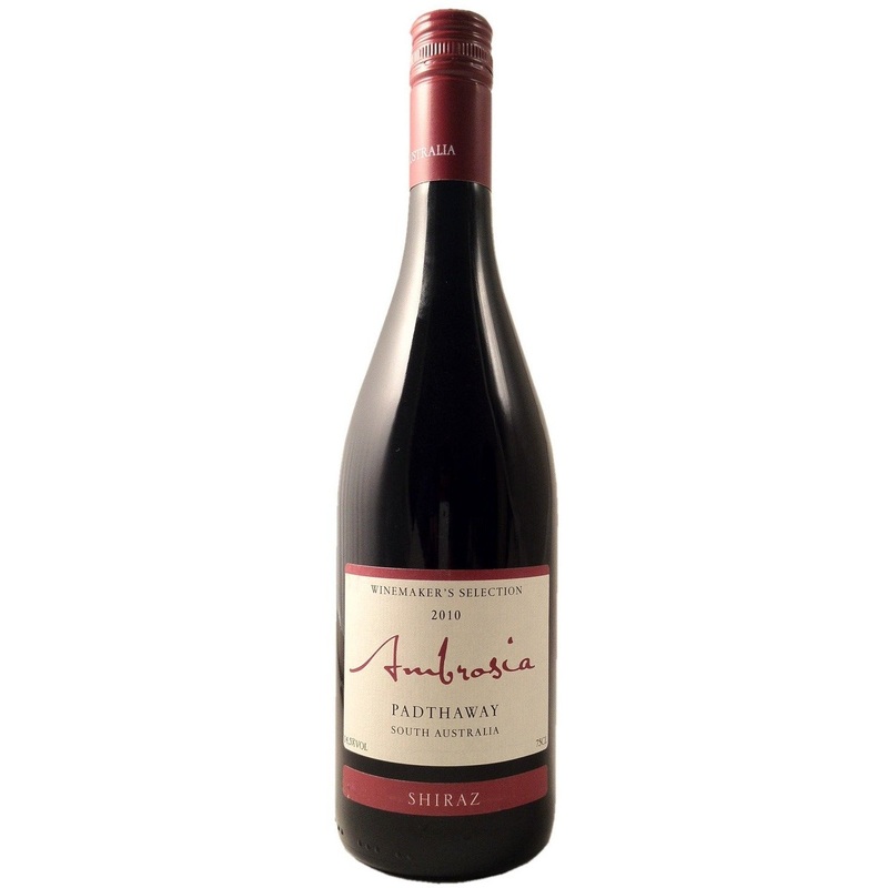 2010 Ambrosia Shiraz Padthaway, South Australia Winemaker’s Selection