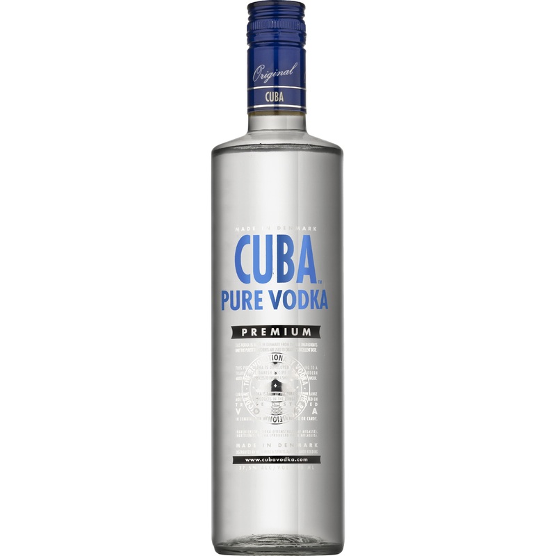 Cuba Pure Vodka, 37,5%, 70 cl.