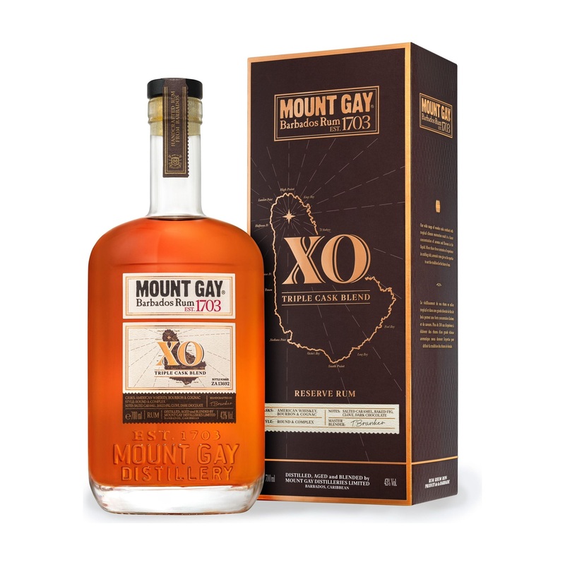 Mount Gay XO Triple Cask 43% 70 cl.