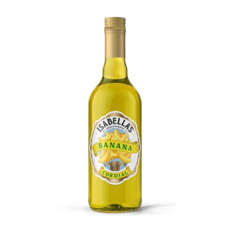 Banana Cordial|Single Bottle|3 Pack|6 Pack|12 Pack