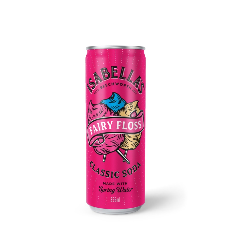 Fairy Floss Classic Soda|4 Pack|12 Pack|24 Pack|Single Can