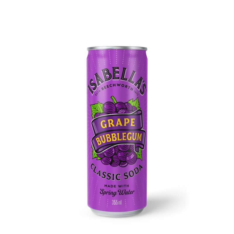 Grape Bubblegum Classic Soda|4 Pack|12 Pack|24 Pack|Single Can
