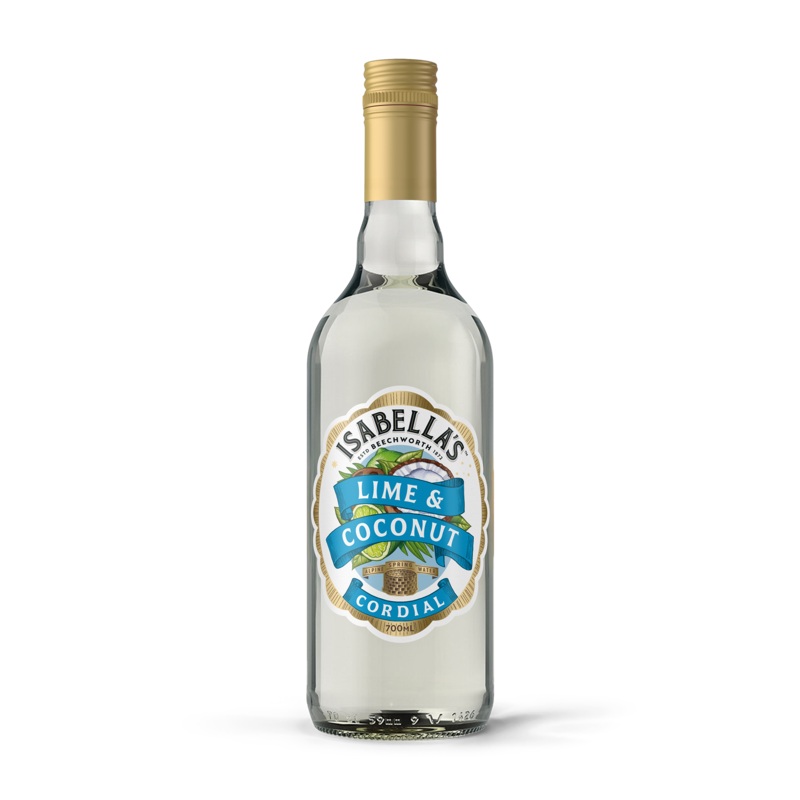 Lime & Coconut Cordial|Single Bottle|3 Pack|6 Pack|12 Pack