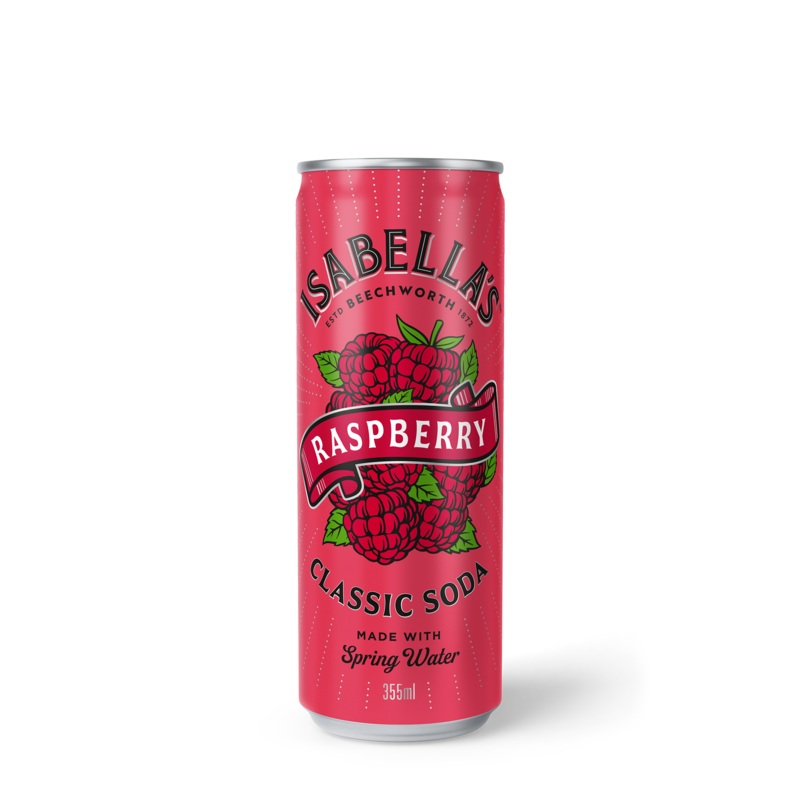 Raspberry Classic Soda|4 Pack|12 Pack|24 Pack|Single Can