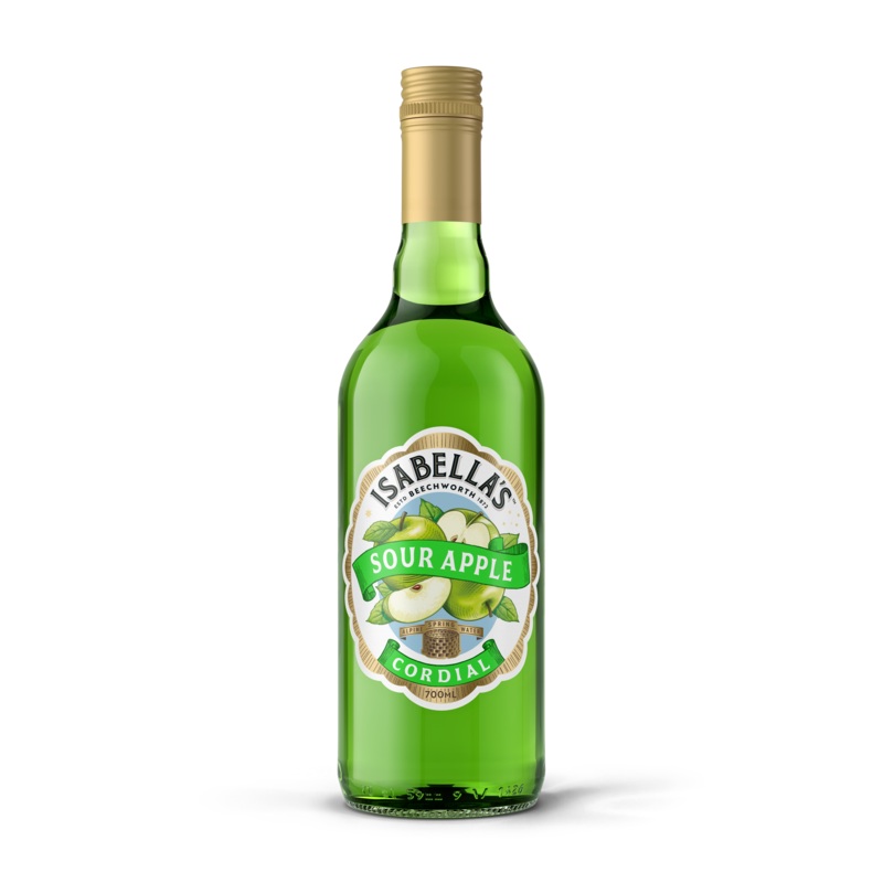 Sour Apple Cordial|Single Bottle|3 Pack|6 Pack|12 Pack