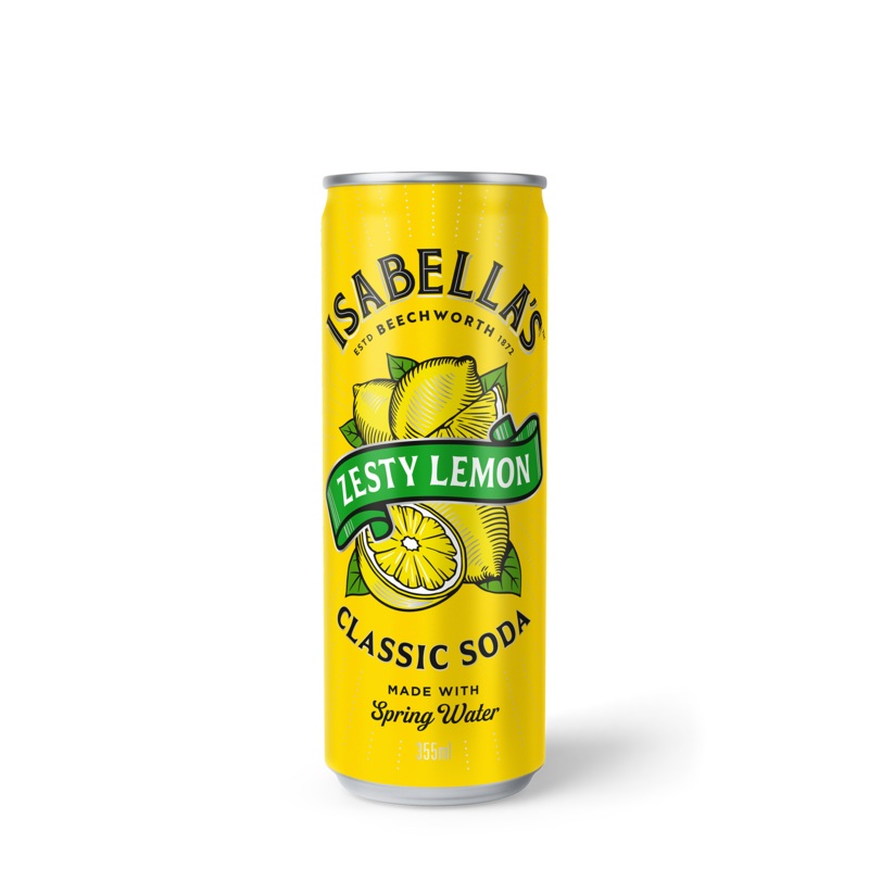 Zesty Lemon Classic Soda|4 Pack|12 Pack|24 Pack|Single Can