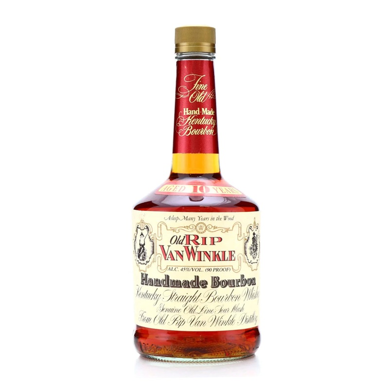Old Rip Van Winkle 10 Year Old Early 2000s 107 Proof Squat Bottling