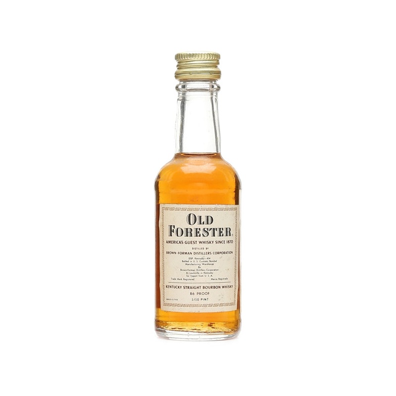 1980s Old Forester Kentucky Straight Bourbon Whiskey 50ML