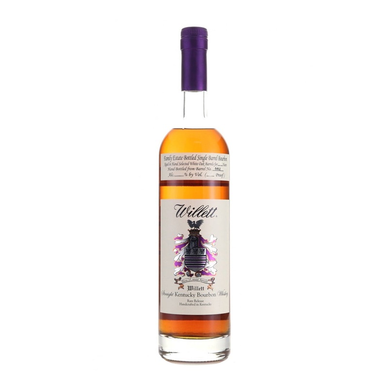 Willett Family Estate Bottled Single Barrel Bourbon Aged in White Oak Barrels for 19 Years 113.2 Proof