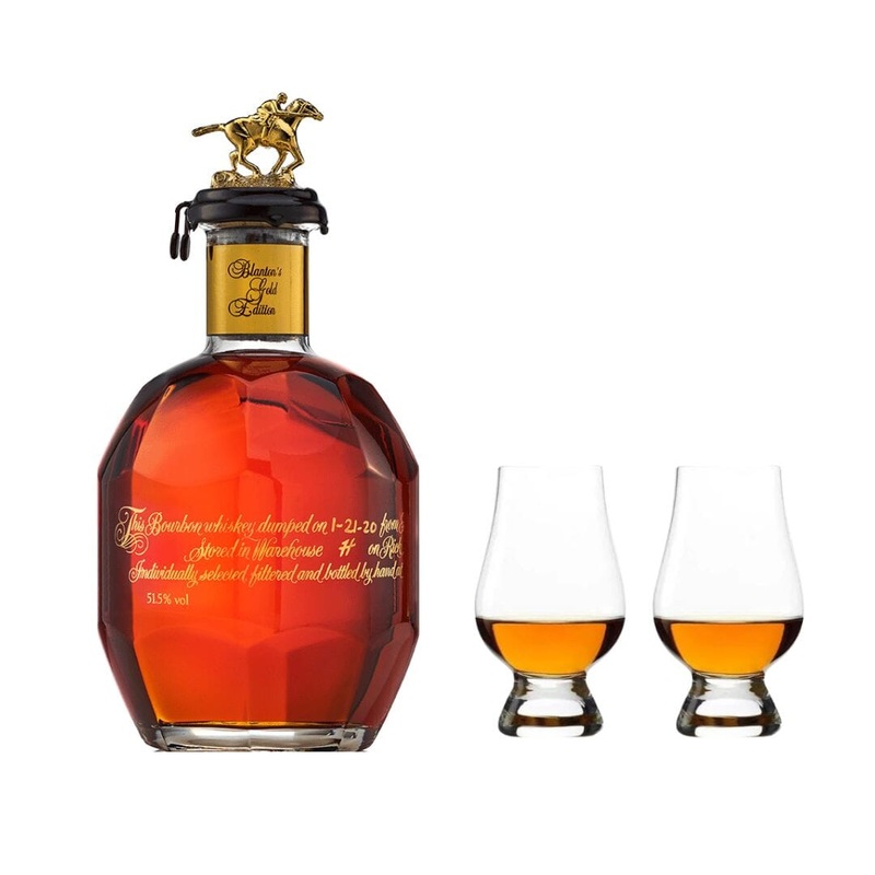 Blanton’s Gold Label & Glencairn Whiskey Glass Set