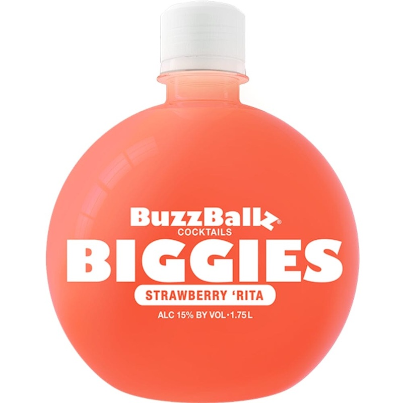 Buzzballz Biggies Strawberry ‘Rita Pre-Mixed Cocktails 1.75L