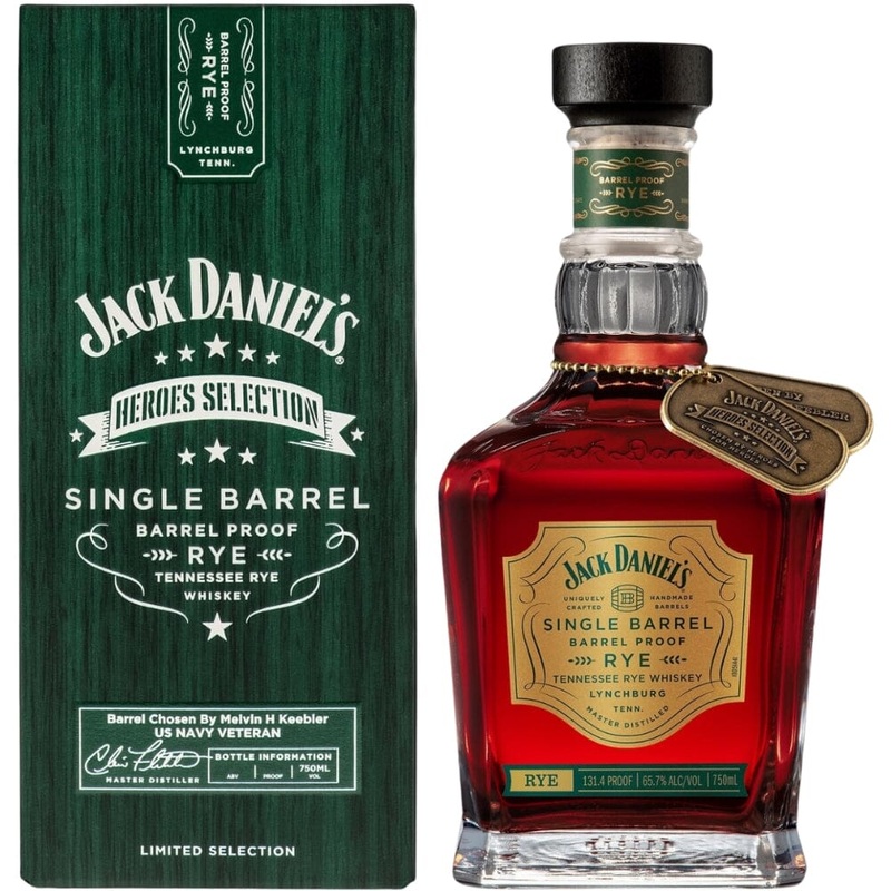 Jack Daniel’s Heroes Selection Single Barrel Rye 2024 Release