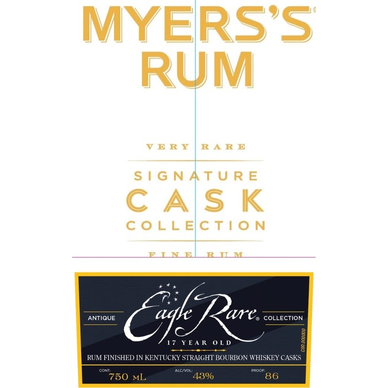 Myerss Rum Signature Cask Collection – Eagle Rare Barrel Finished