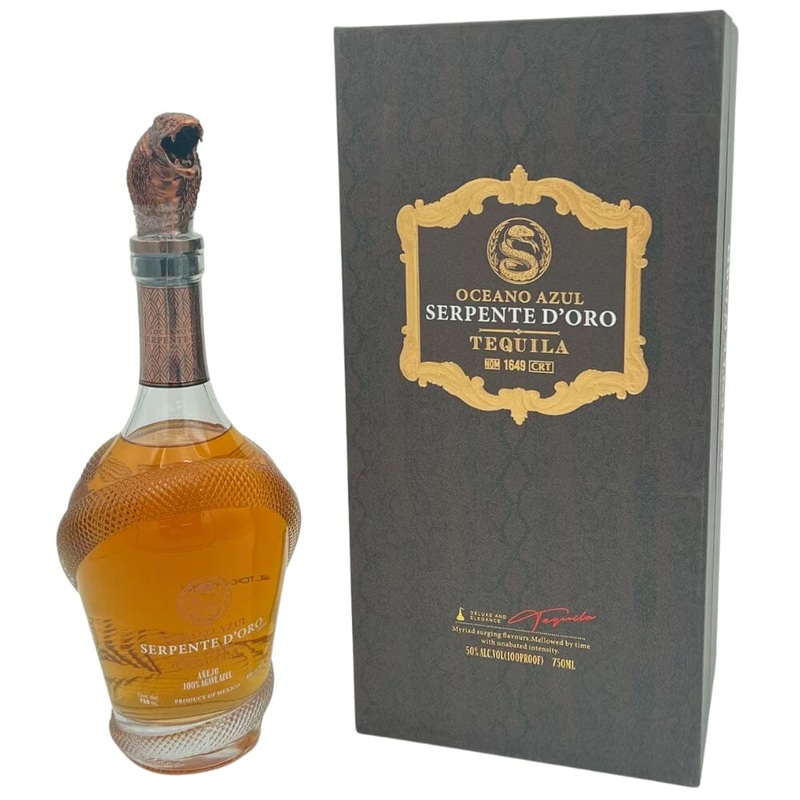 Oceano Azul Serpente D’oro Aejo Tequila