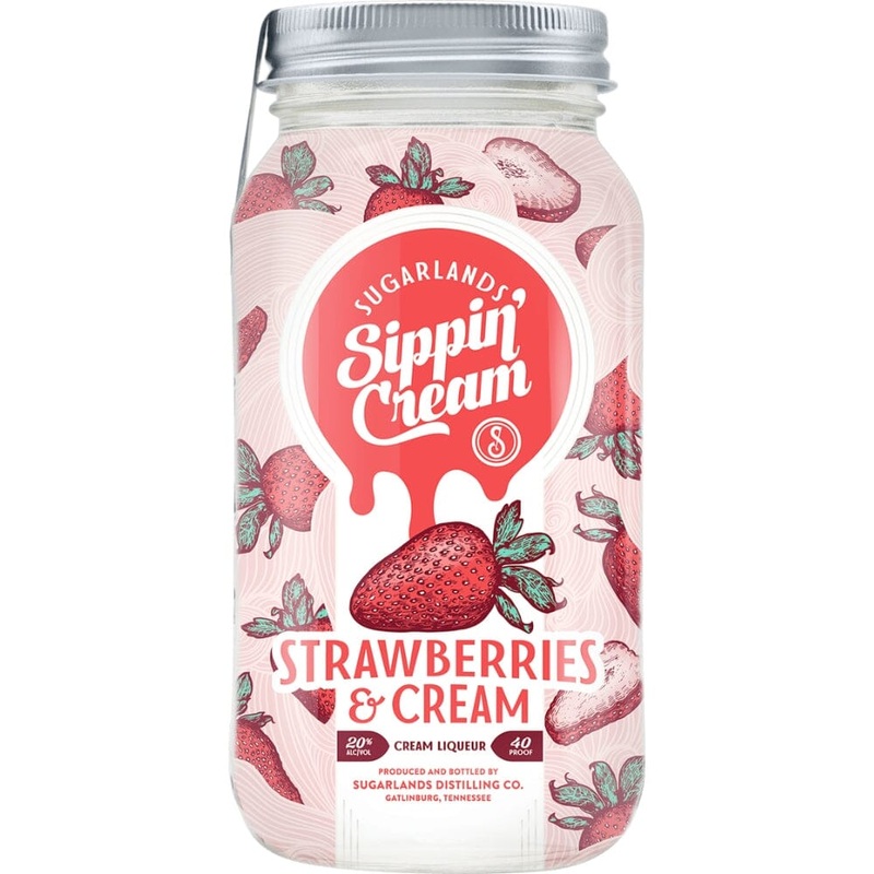 Sugarlands Sippin’ Cream Strawberries & Cream 750ml