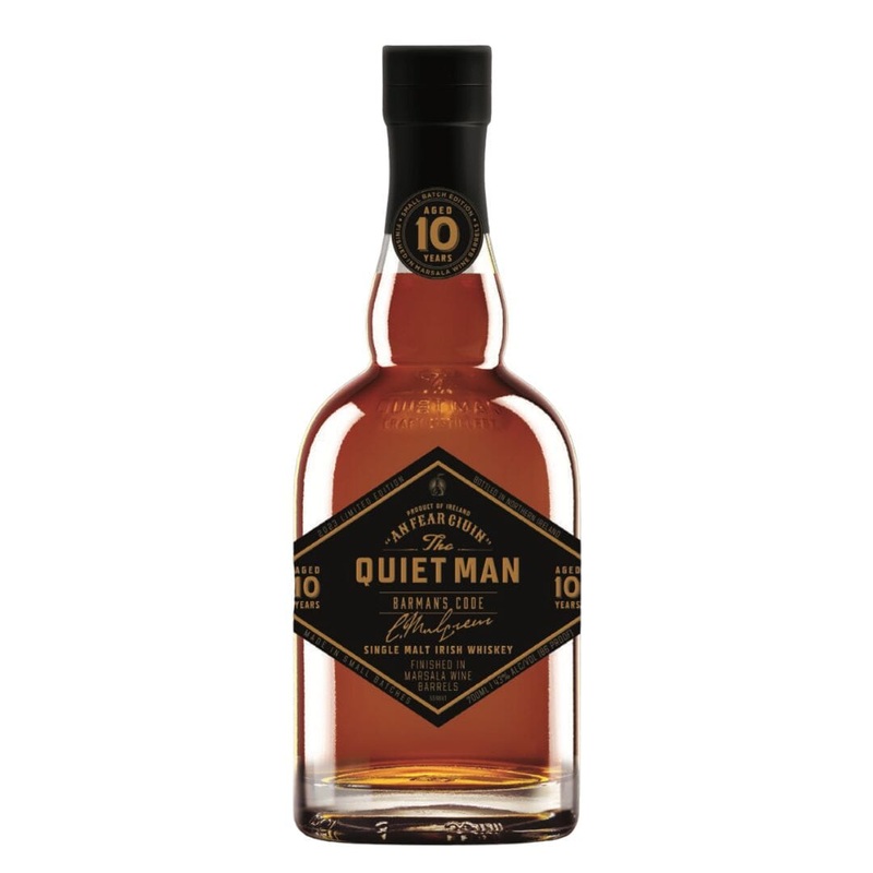 The Quiet Man 10 Year Barman’s Code Marsala Finish Single Malt Irish Whiskey