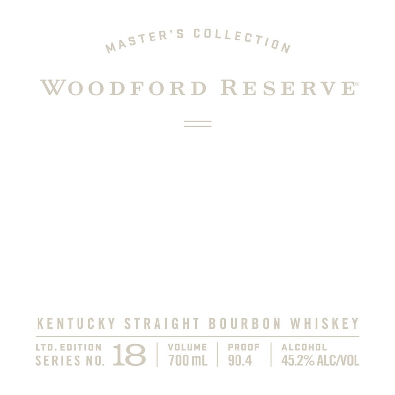 Woodford Reserve Master’s Collection Historic Entry Proof