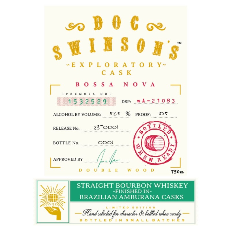 Doc Swinsons Exploratory Cask Bossa Nova Straight Bourbon